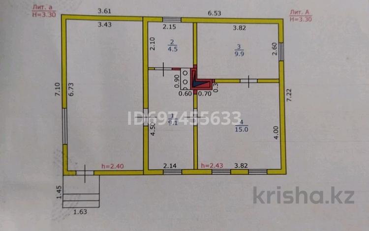 Жеке үй • 3 бөлмелер • 73 м² • 6 сот., Котовского 5 — Быструшинская, Хариузовская, бағасы: 8.5 млн 〒 в Риддере — фото 2