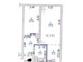 2-комнатная квартира · 45.4 м² · 9/10 этаж, мкр Аккент — ЖК Аккент за 31 млн ₸ в Алматы, Алатауский р-н — фото 20