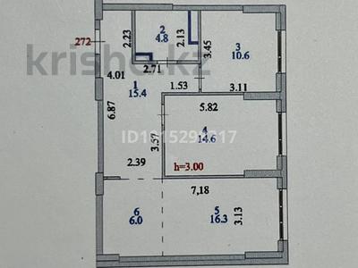 3-комнатная квартира · 68 м² · 3/9 этаж, Е36 2 за 46 млн ₸ в Астане, Нура р-н