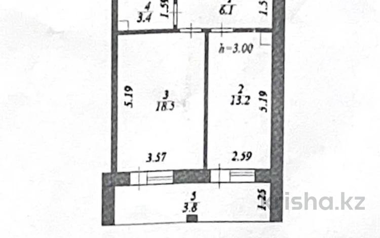 2-комнатная квартира · 45 м², Алихан Бокейхан 13 за 28.9 млн ₸ в Астане, Есильский р-н — фото 2