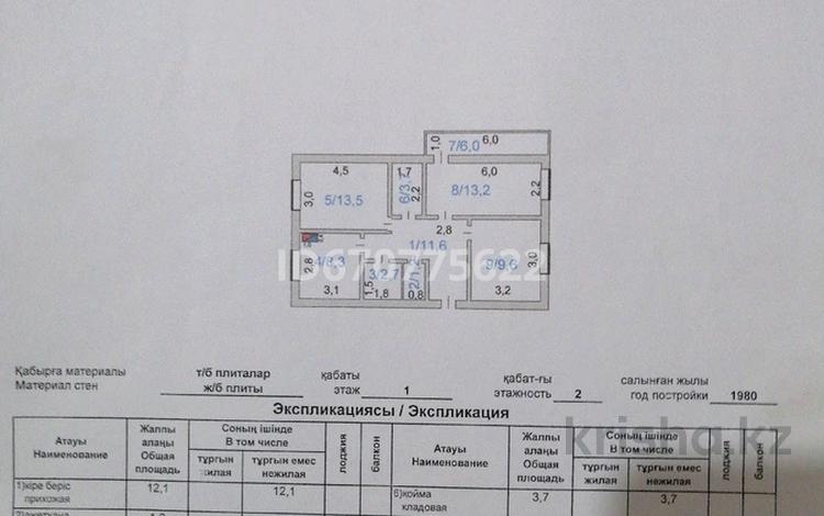 3-комнатная квартира, 70.3 м², 1/2 этаж, ст Тонкерис, Сейфуллина 4 за 6.5 млн 〒 в Акмолинской обл., ст Тонкерис — фото 2