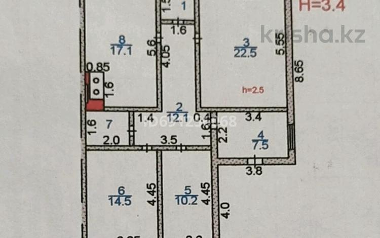 Часть дома • 3 комнаты • 89.5 м² • 12 сот., Фабричная за 17 млн 〒 в Караганде, Алихана Бокейханова р-н — фото 2