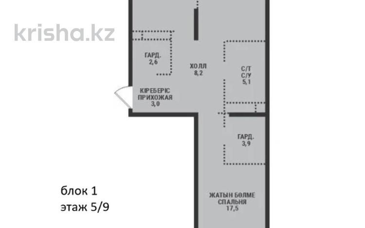 2-бөлмелі пәтер · 72 м² · 5/9 қабат, Ботакоз 5 БЕЗ КОМИССИИ, бағасы: 39.6 млн ₸ в Алматы, Алатауский р-н — фото 2