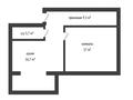 1-комнатная квартира · 46.7 м² · 4/5 этаж, мкр. Алтын орда 1г за 10 млн ₸ в Актобе — фото 2