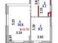 1-бөлмелі пәтер · 41.1 м² · 8/21 қабат, Шаймерден Косшыгулулы 4, бағасы: 23 млн ₸ в Астане, Сарыарка р-н — фото 28