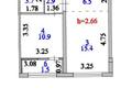 2-комнатная квартира · 40.9 м² · 5/12 этаж, Е 103 5 — Туран с пересечением Хусеин Бен талал за 35 млн ₸ в Астане, Нура р-н — фото 2