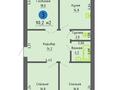 1-комнатная квартира · 45.4 м² · 2/4 этаж, Шамелова 84 за ~ 9.5 млн ₸ в Уральске — фото 17