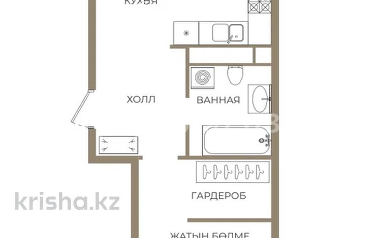 2-комнатная квартира · 58 м² · 5/9 этаж, Каныша Сатпаева 90E за 53 млн ₸ в Алматы, Бостандыкский р-н — фото 2
