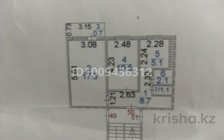 2-комнатная квартира · 48 м² · 2/5 этаж, Тәуелсіздік 38 за ~ 9 млн ₸ в Сатпаев — фото 2