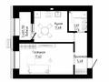 1-бөлмелі пәтер · 40.15 м², Таттимбета — Е-15, бағасы: ~ 27.7 млн ₸ в Астане, Нура р-н — фото 3