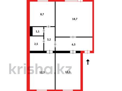 3-комнатная квартира · 66.6 м² · 2/5 этаж, 4 микрорайон за 15 млн ₸ в Абай