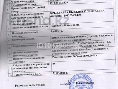 Участок · 40 соток, Абая 7 — Жиынбай за 21 млн ₸ в 
