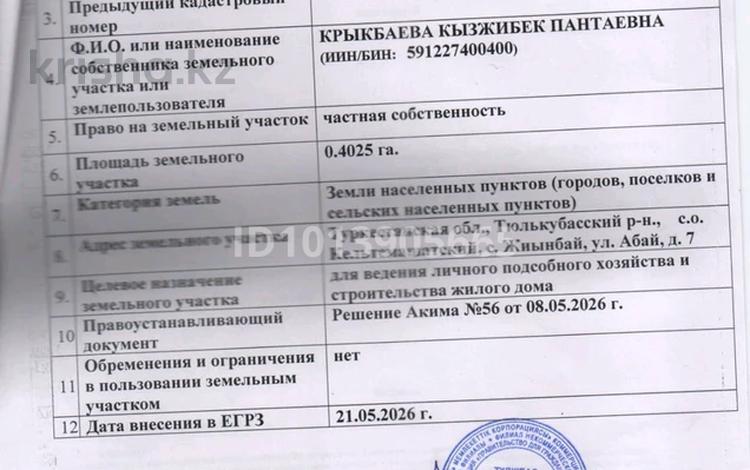 Участок · 40 соток, Абая 7 — Жиынбай за 21 млн ₸ в  — фото 2