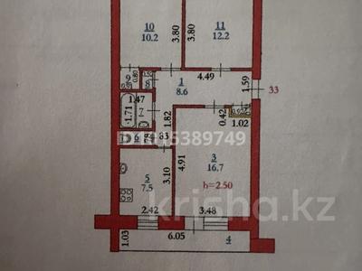 3-бөлмелі пәтер · 63 м² · 3/5 қабат, Кереева 4 — Ш. Уалиханова, бағасы: 16 млн ₸ в Актобе