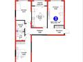 3-комнатная квартира · 92.52 м² · 3/6 этаж, Тараз за 73 млн ₸ в Алматы, Турксибский р-н — фото 5