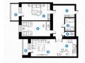 3-комнатная квартира · 87.6 м² · 2/5 этаж, мкр Михайловка , Жанибекова 53/1 за 39 млн 〒 в Караганде, Казыбек би р-н — фото 11
