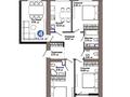 4-комнатная квартира · 93.14 м² · 8/9 этаж, Е 909 29 за 56 млн ₸ в Астане, Нура р-н