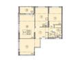 3-бөлмелі пәтер · 84.26 м² · 9/12 қабат, Исмаилова 43 — ЖАС ОРКЕН, пересечение ул Парковой и Исмаилова, бағасы: ~ 37.9 млн ₸ в Петропавловске