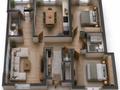 3-бөлмелі пәтер · 84.26 м² · 9/12 қабат, Исмаилова 43 — ЖАС ОРКЕН, пересечение ул Парковой и Исмаилова, бағасы: ~ 37.9 млн ₸ в Петропавловске — фото 3