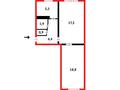 2-бөлмелі пәтер · 44 м² · 2/5 қабат, пр. Мира, бағасы: 7.5 млн ₸ в Темиртау — фото 12