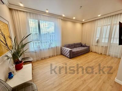 2-бөлмелі пәтер · 66 м² · 12/20 қабат, Кайыма Мухамедханова 6, бағасы: ~ 54 млн ₸ в Астане, Есильский р-н