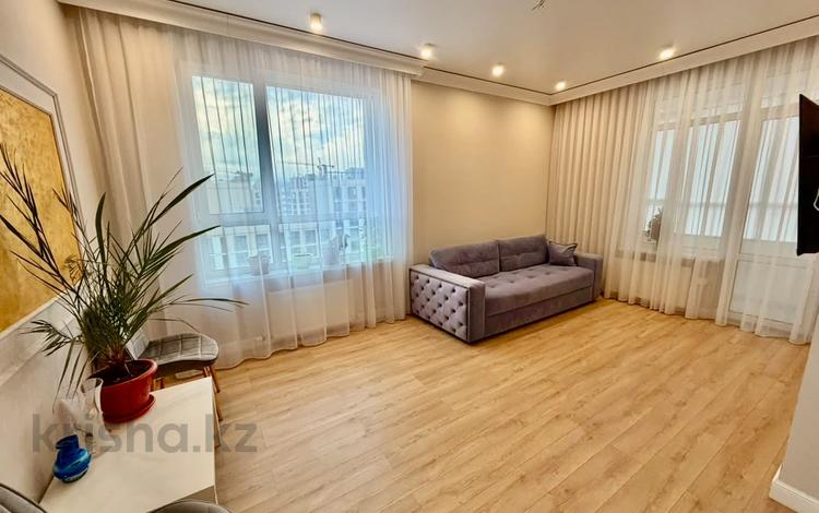2-бөлмелі пәтер · 66 м² · 12/20 қабат, Кайыма Мухамедханова 6, бағасы: ~ 54 млн ₸ в Астане, Есильский р-н — фото 2