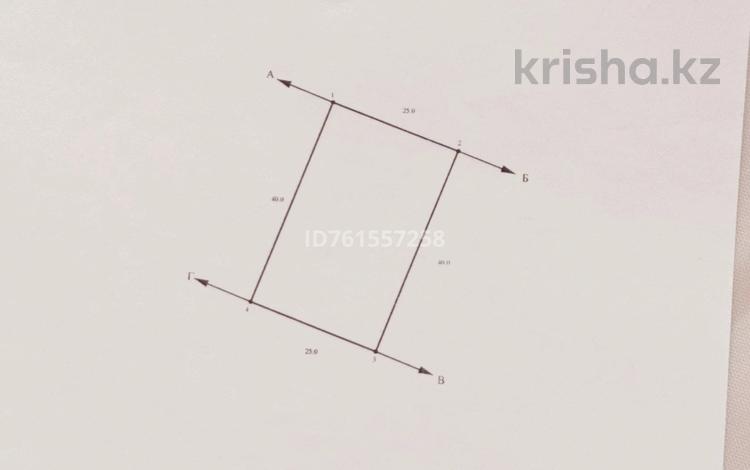 Участок · 10 соток, 4 квартал за 1.5 млн 〒 в им. Касыма кайсеновой — фото 2