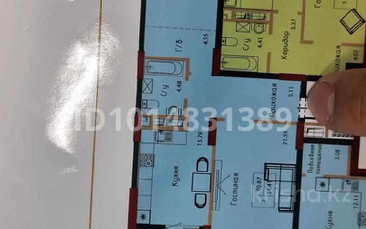 2-комнатная квартира · 70.87 м² · 12/12 этаж, А431 13 за 29 млн ₸ в Астане, Сарайшык р-н — фото 2