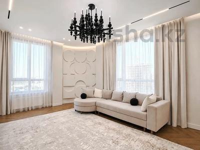3-бөлмелі пәтер · 105 м² · 16/20 қабат, Турар Рыскулов 9, бағасы: 123 млн ₸ в Астане, Есильский р-н