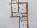 2-комнатная квартира, 63 м², 5/5 этаж, кизатова 3 д — военное училище за 25 млн 〒 в Петропавловске — фото 6