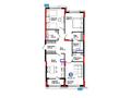 3-бөлмелі пәтер · 97.21 м² · 2/9 қабат, Сагадат Нурмагамбетов 15, 16, бағасы: ~ 85.4 млн ₸ в Астане, Сарайшык р-н — фото 3
