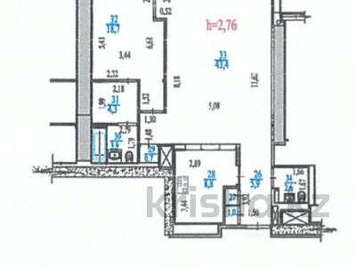 2-комнатная квартира, 90 м², 7/22 этаж, Аль-Фараби 77/2 за 145.8 млн 〒 в Алматы, Бостандыкский р-н