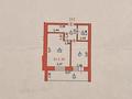 1-комнатная квартира · 43 м² · 6/9 этаж, мкр Северо-Восток, Северо-Восток-2 20 за 15 млн ₸ в Уральске
