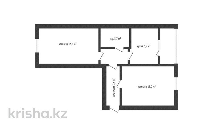 2-комнатная квартира · 50.2 м² · 5/5 этаж, Ауельбекова 138 за 13.8 млн 〒 в Кокшетау — фото 2