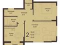 2-комнатная квартира · 65 м² · 3/9 этаж, Шарля де Голля 18 за 42 млн ₸ в Астане, Алматы р-н — фото 3