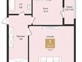 1-бөлмелі пәтер · 41.41 м² · 5/9 қабат, мкр Нурсая, Абылхайыр Хана 33, бағасы: 22 млн ₸ в Атырау — фото 2