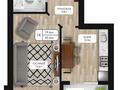 1-комнатная квартира · 45.5 м² · 2/5 этаж, мкр. Алтын орда, Мкр.Батыс-2 54Г за ~ 15.9 млн ₸ в Актобе — фото 4