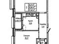 2-бөлмелі пәтер · 57.6 м², Шаймерден Косшыгулулы 27/1, бағасы: ~ 24.8 млн ₸ в Астане, Сарыарка р-н