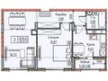 2-комнатная квартира · 59.36 м², Хусейн Бен Талал участок №33А за ~ 38.9 млн 〒 в Астане, Нура р-н — фото 3