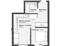 1-комнатная квартира · 40.43 м² · 2/4 этаж, Ал Кожа ата 4 — Шаимерденова за 10 млн ₸ в Туркестане