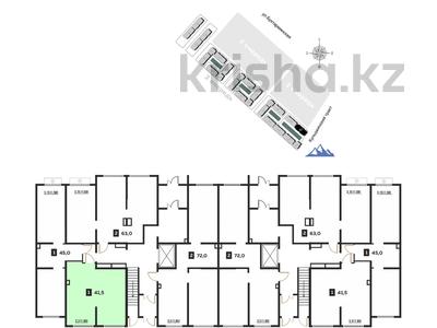 2-комнатная квартира · 41.5 м² · 1 этаж, Кульджинский тракт — Бухтарминская за 17.5 млн 〒 в Алматы, Турксибский р-н