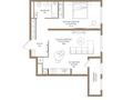 2-комнатная квартира · 52.5 м², мкр Ботакоз 5 за ~ 37.9 млн ₸ в Алматы, Алатауский р-н — фото 3