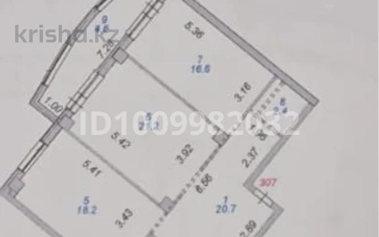 3-комнатная квартира · 111.2 м² · 13/13 этаж, Мукан Тулебаев 5 за 32 млн ₸ в Астане, Алматы р-н — фото 2