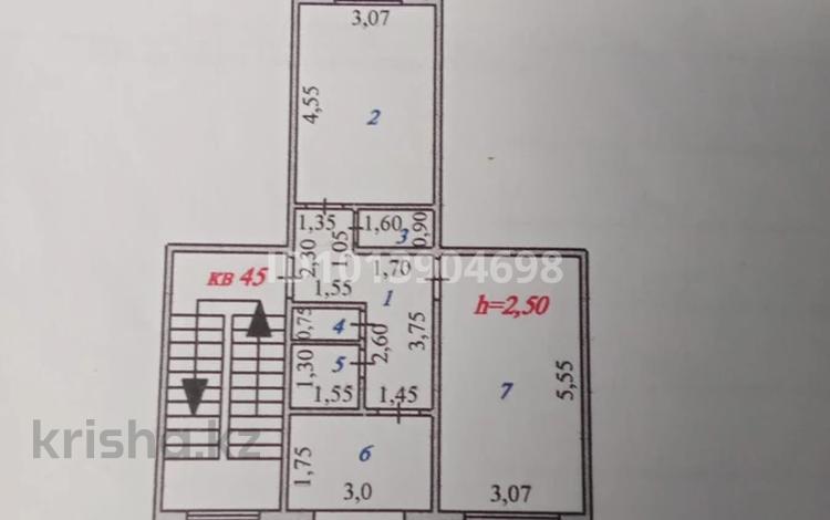 2-бөлмелі пәтер · 60 м² · 3/5 қабат, 3 мкр 21/2, бағасы: 9.5 млн ₸ в Жанатасе — фото 2
