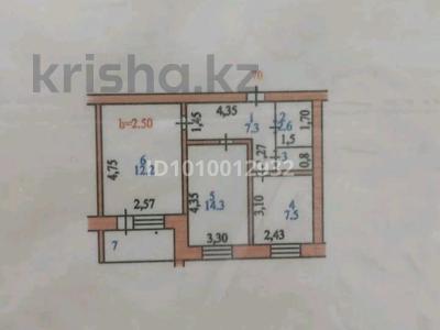 2-бөлмелі пәтер · 46.5 м² · 3/9 қабат, Конституция Казахстана 55 — Мост на Рабочий, бағасы: ~ 19.5 млн ₸ в Петропавловске