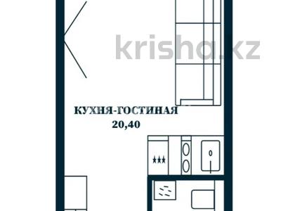 1-бөлмелі пәтер · 23.5 м² · 9/10 қабат, мкр Уркер, Мухаметханова, бағасы: 11.5 млн ₸ в Астане, Нура р-н
