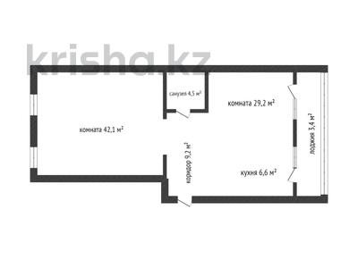 3-комнатная квартира, 95 м², 10/10 этаж, Сулейменова 27 за 22.8 млн 〒 в Кокшетау