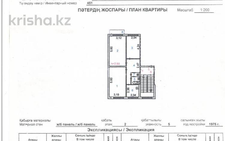 3-бөлмелі пәтер · 61.5 м² · 2/5 қабат, Анаркулова 16, бағасы: 20 млн ₸ в Жезказгане — фото 2