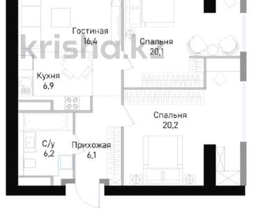 3-бөлмелі пәтер · 78 м² · 10/16 қабат, Ауэзова 3А/1 — Гоголя, бағасы: 62.4 млн ₸ в Алматы, Алмалинский р-н