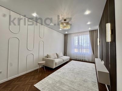 2-бөлмелі пәтер · 56.3 м² · 8/9 қабат, Мухамеджан Тынышбайулы 10, бағасы: 42.5 млн ₸ в Астане, Сарайшык р-н